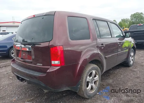 2012 Honda Pilot Ex-L from USA, damaged, VIN 5FNYF4H5XCB077988